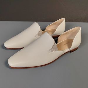 Via Spiga White Flat Shoes